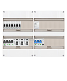 3F groepenkast 48M met 7 groepen+PV20-4P+BT