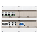 3F groepenkast 48M met 9 groepen+PV20-4P