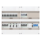 3F groepenkast 48M met 10 groepen+KR+AF+PV20-4P+BT