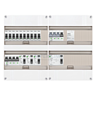 3F groepenkast 48M met 10 groepen+KR+BT