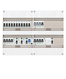 3F groepenkast 48M met 11 groepen+KR+AF+PV20-2P