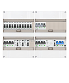 3F groepenkast 48M met 11 groepen+KR+AF+PV20-4P