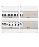 3F groepenkast 48M met 13 groepen+PV20-2P