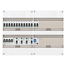 3F groepenkast 48M met 14 groepen+PV20-2P