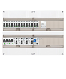 3F groepenkast 48M met 14 groepen+PV20-2P+BT