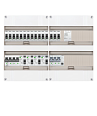 3F groepenkast 48M met 15 groepen+PV16-4P+BT