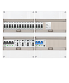 3F groepenkast 48M met 15 groepen+PV20-4P+BT