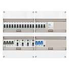 3F groepenkast 48M met 16 groepen+PV20-4P+BT
