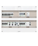 3F groepenkast 48M met 6 groepen+Kook+KR+AF+PV16-2P+BT