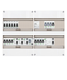 3F groepenkast 48M met 6 groepen+KR+AF+PV16-2P+BT