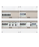 3F groepenkast 48M met 6 groepen+KR+AF+PV16-4P+BT