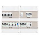 3F groepenkast 48M met 7 groepen+KR+AF+PV20-2P+BT