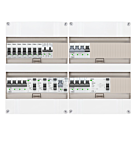 3F groepenkast 48M met 7 groepen+Kook+KR+AF+PV16-2P