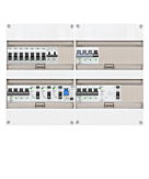 3F groepenkast 48M met 7 groepen+Kook+KR+AF+PV20-2P