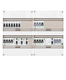 3F groepenkast 48M met 7 groepen+KR+AF+PV16-4P