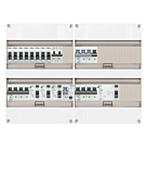 3F groepenkast 48M met 8 groepen+Kook+KR+AF+PV16-2P