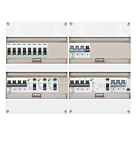 3F groepenkast 48M met 8 groepen+KR+AF+PV16-4P