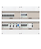 3F groepenkast 48M met 8 groepen+KR+AF+PV20-2P