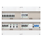 3F groepenkast 48M met 8 groepen+KR+AF+PV20-4P