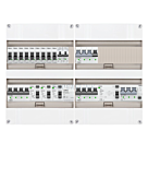 3F groepenkast 48M met 9 groepen+Kook+KR+AF+PV16-4P+BT