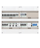 3F groepenkast 48M met 9 groepen+Kook+KR+AF+PV20-4P+BT