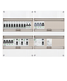 3F groepenkast 48M met 9 groepen+Kook+KR+BT