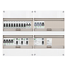 3F groepenkast 48M met 9 groepen+Kook+KR+BT