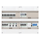 3F groepenkast 48M met 9 groepen+KR+AF+PV20-4P