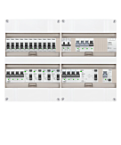 3F groepenkast 48M met 11 groepen+Kook+KR+AF+PV16-2P+BT