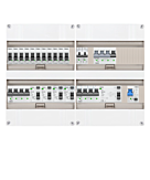 3F groepenkast 48M met 11 groepen+Kook+KR+AF+PV20-2P