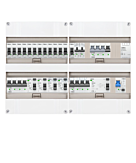 3F groepenkast 48M met 13 groepen+Kook+KR+AF+PV20-2P+BT