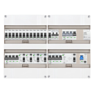 3F groepenkast 48M met 13 groepen+Kook+KR+AF+PV20-2P+BT