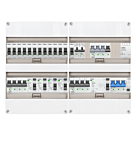 3F groepenkast 48M met 13 groepen+Kook+KR+AF+PV20-4P+BT