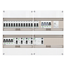 3F groepenkast 48M met 14 groepen+KR+BT