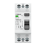 Iskra Aardlekschakelaar 1F+N 100A 500mA Type K 10mS vertraagd 