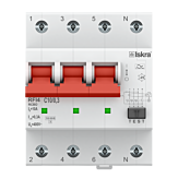 Iskra Aardlekautomaat 3F+N 10A 300mA C Type A 10kA