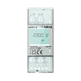Iskra Energiemeter WM1-6, 65A, 230V, Tariefinvoer + pulsuitgang, absoluut teller
